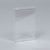 Crystal-clear audio cassette case p